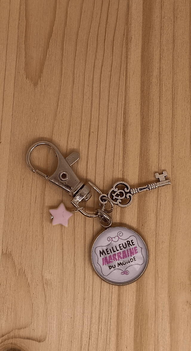 Porte-clé  "Marraine"