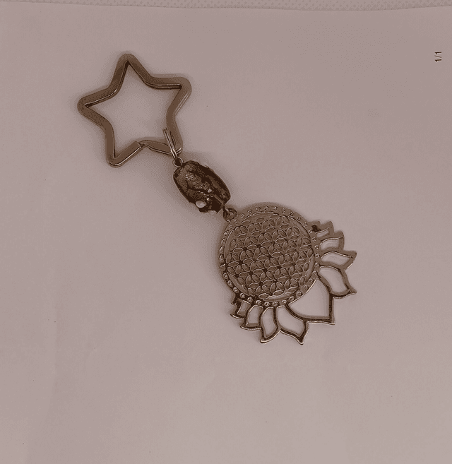 Porte-clé &quot;Fleur de vie&quot;